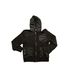 Michael Kors Full Zip Hoodie Jacket with Pockets Black XL